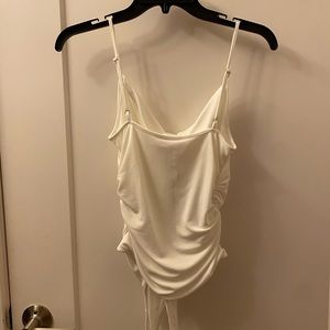 Cinq a sept cream bodysuit